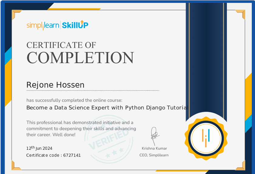 Become a Data Science Expert with Python Django Tutorial